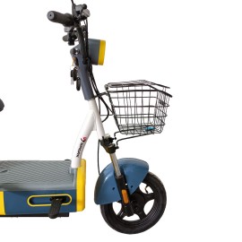 Велосипед з електромотором SPARK VOLT 14`` 48V/400W/12Ah синій з жовтим